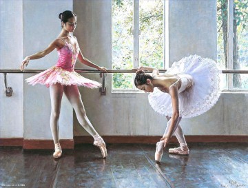  Guan Painting - Ballerinas Guan Zeju27 Chinese